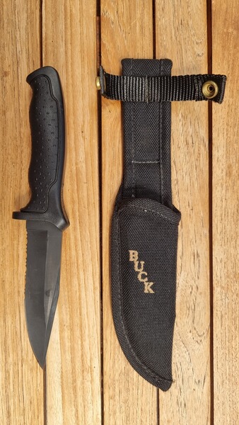 Messer von Buck, USA VINTAGE ca. 1997 BUCK KNIFE USA 655 NIGHTHAWK