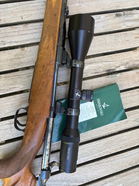 Repetierbüchse 30.06 MADE IN WEST-GERMANY mit SWAROWSKI Habicht 2,5-10 x56 L Absehen 4