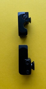 Montageteile einer EAW-Schwenkmontage für Zeiss-Innenschiene