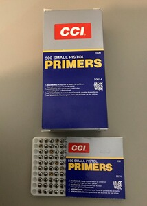 CCI small Pistol Zündhütchen