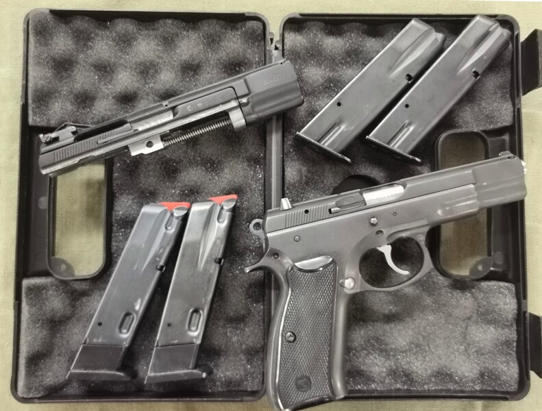 CZ75 9mm Para mit WS Kadett .22lfb