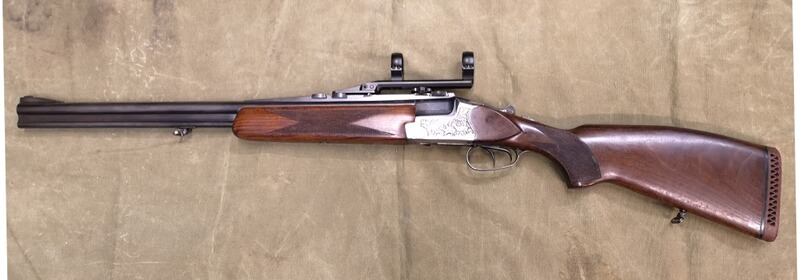 Bockbüchsflinte Suhler Meisterstück Handgravur .30-06Spr. und 12/70 PGH Suhl Mod. 85