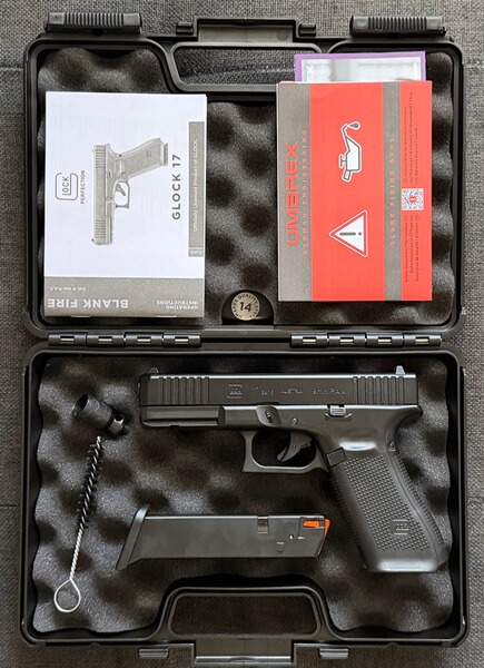 Neuwertige Glock 17 Gen5, 9 mm P.A.K