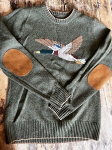 Damenpullover Parforce Ente olive 40/L