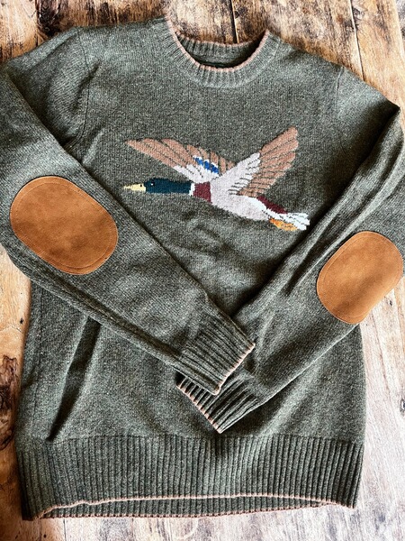 Damenpullover Parforce Ente olive 40/L