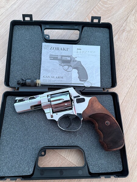 Zoraki R2 3“ 9mm R.K. Chrom mit Echtholz Griffschalen neu & ovp