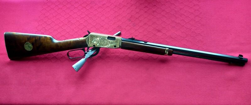 UH-Repetier-Büchse ERMA 71 Jubiläumsgewehr "Western Gun" Kal. 22 l.r.