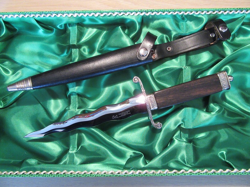 Weyersberg CORNETA Premium Dolch Flammendolch Rarität aus 70/80-er – unbenutzt aus einer Sammlung