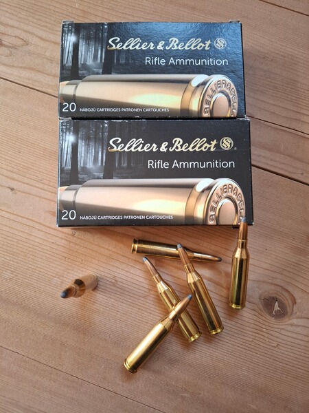 Sellier & Bellot .243 Win. Teilmantel 6,5g/100grs. 38 Stück S&B