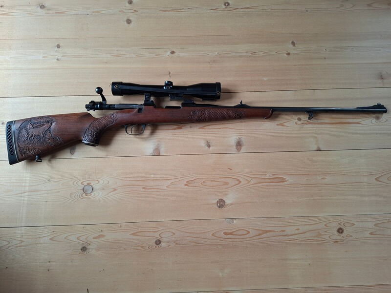 Mauser Mod. 98 Kal. 7mm Rem. Mag. inkl. Schwenkmontage und Schmidt & Bender ZF