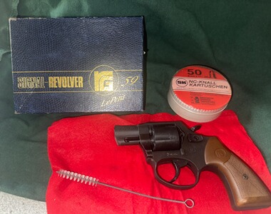Röhm RG 59 „Le Petit“ – PTB 527 – 9 mm R Knall – mit OVP