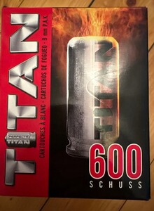 Perfecta Titan 600 Schuss 9mm P.A.K. Knallpatronen Schreckschuss