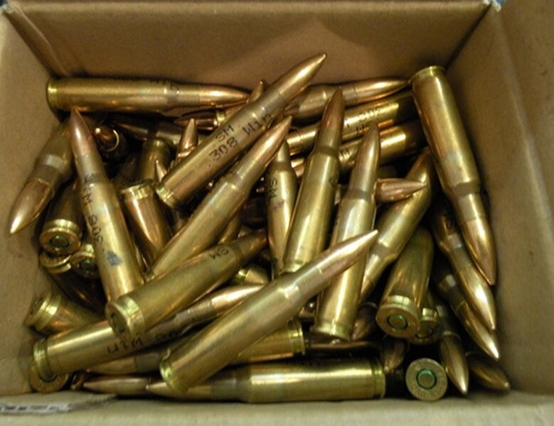 DAG Surplus .308 Win.149 grs/ 9,6 g, Vollmantel FMJ - Bleikern, 125er Pack, Berdan Hülse