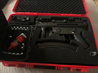 Neu HK MP5 K Softair Umarex Gas Blowback MP5 K-PDW mit Zubehör