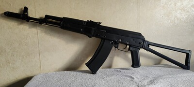 Luftgewehr Co2 Yunker 3 AK74 mit Klappschaft, vielen Stahlteilen und kaum genutzt
