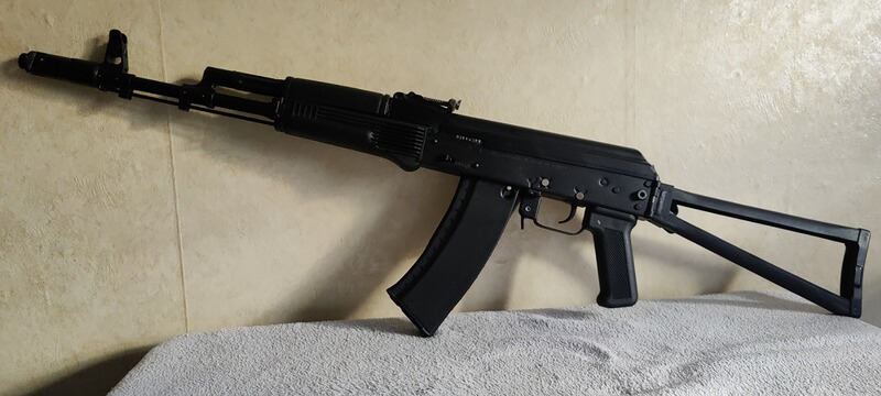 Luftgewehr Co2 Yunker 3 AK74 mit Klappschaft, vielen Stahlteilen und kaum genutzt