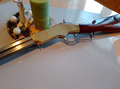 1860 Henry Rifle Hege Uberti 44-40 One Of One Thousand