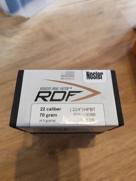 Nosler RDF Geschosse .22 Kaliber