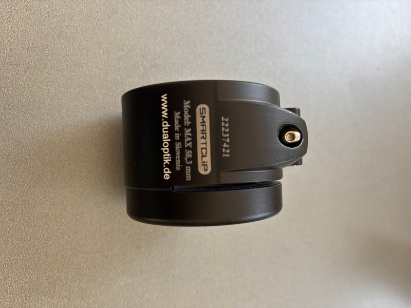 Adapter für Wärmebild-Vorsatzgerät an Zielfernrohr, Glas