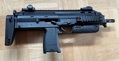 Umarex HK MP7 A1 6mm Gas Blowback schwarz gebraucht+Zubehör