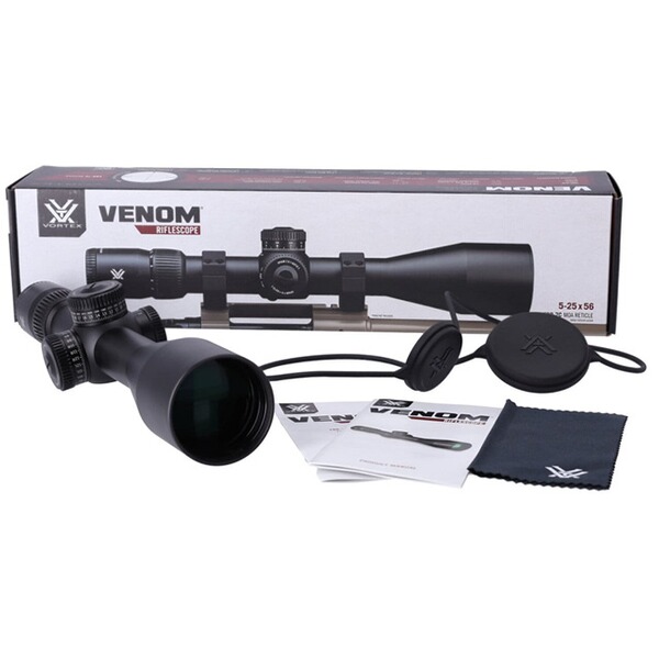 Vortex Venom Zf 5-25x56 EBR-7C FFP + Montageringe 34mm