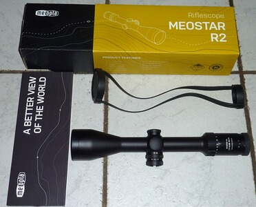 Zielfernrohr Meopta Meostar R2 2,5-15x56 RD-PA ohne Schiene, mit Leuchtabsehen und Parallaxe