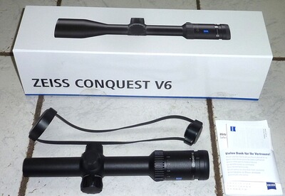 Zielfernrohr Zeiss Conquest V6 1,1-6x24 ohne Schiene mit Leuchtabsehen 60