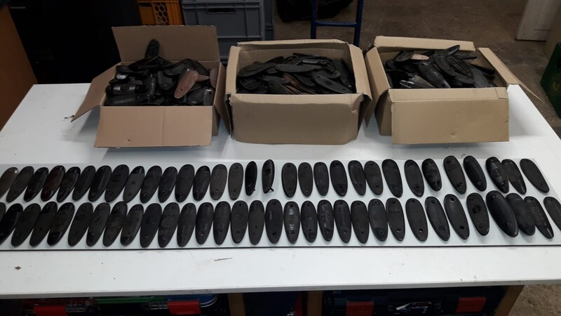 Schaftkappen Antik Büchsenmacher Zubehör Browning etc.