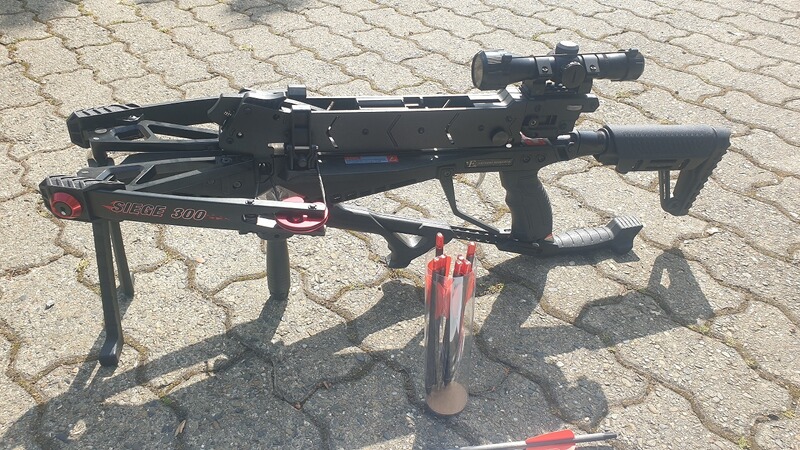 Compound-Armbrust Siege 300 mit Magazin