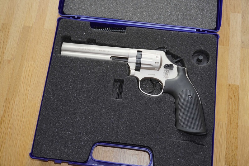 Smith&Wesson 686 CO2 Revolver vernickelt