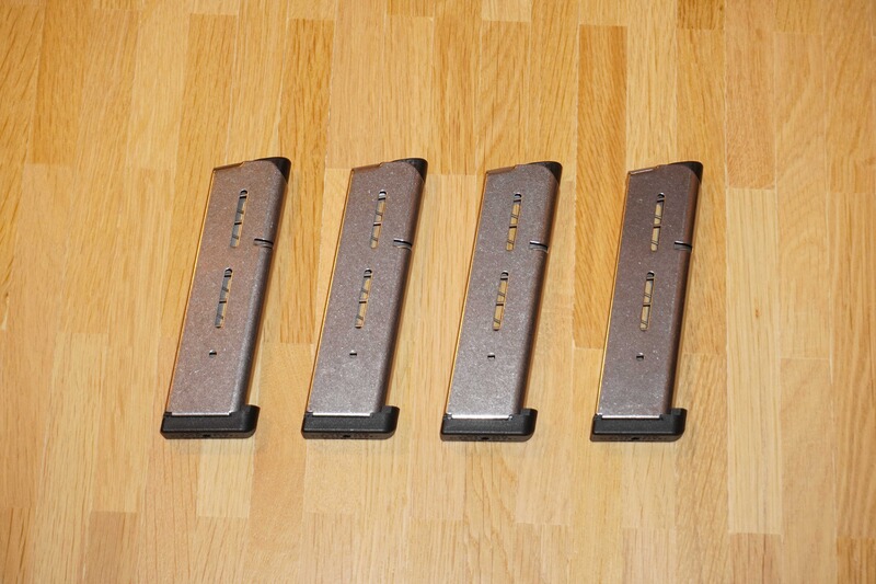Wilson Combat Magazine .45 ACP 8 Schuss 1911FS Edelstahl – 4 Stück