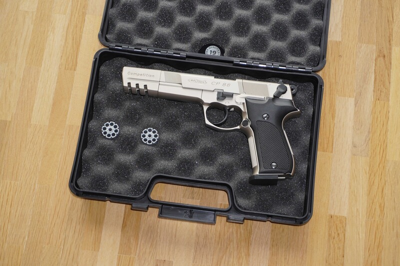 Walther CP88 Competition CO2 Pistole vernickelt