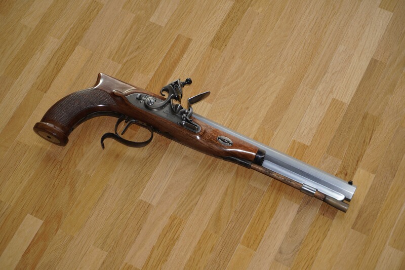 Davide Pedersoli Mortimer Kal. .44 Steinschloß Vorderlader Pistole
