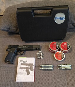 Walther CP88 Competition * schwarz * CO2- Pistole * 4,5mm * Diabolo * inkl. Zubehörpaket