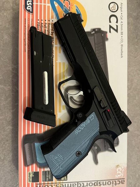 KJ Works CZ Shadow 2 Vollmetall CO2 BlowBack 4,5 mm BB schwarz