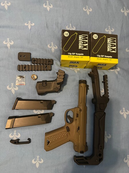Action Army AAP-01 Assassin Pistol Polymer GBB 6mm BB Flat Dark Earth