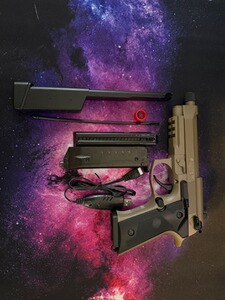 Cyma M9A1 mit Metallschlitten Komplettset AEP 6mm BB Tan - MosFet / LiPo Version