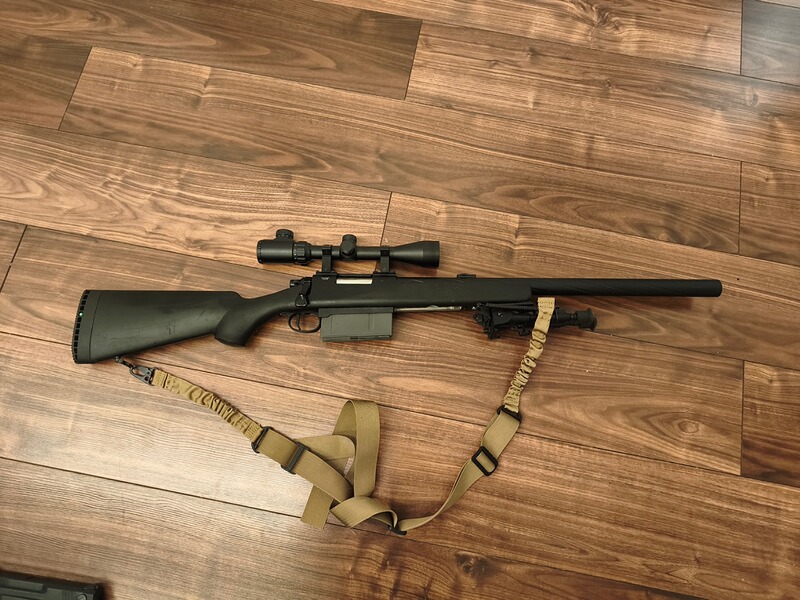 Novritsch SSG10 mit Zubehör + Tuning