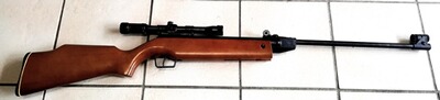 Luftgewehr Tell- 200 mit Zielfernrohr Gamo 4x20 TV WIDE ANGLE