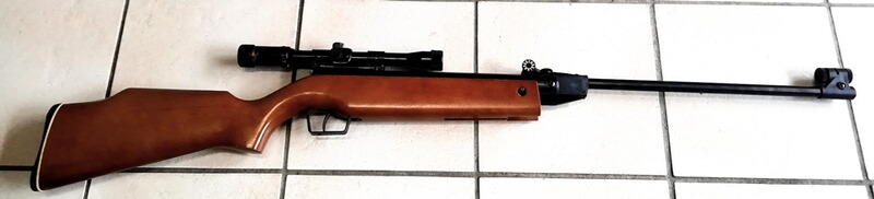 Luftgewehr Tell- 200 mit Zielfernrohr Gamo 4x20 TV WIDE ANGLE