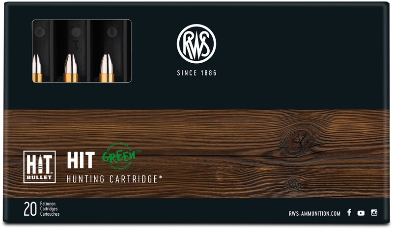 9 Packungen .22Hornet RWS HIT 2,6g - 40gr bleifrei