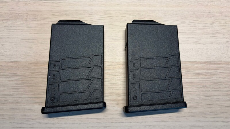 2 Stück MDT Polymermagazine 10 Schuss .308