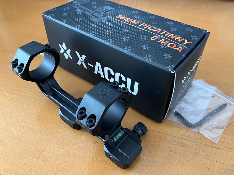 Vector Optics SCACD-23 Cantilever-Blockmontage mit eingebauter Wasserwaage f. 21mm Picatinny-Schiene