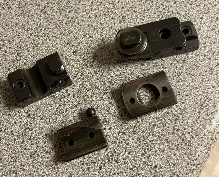 HEYM SR30 oder SR21 EAW Schwenkmontage Swarovski Schiene