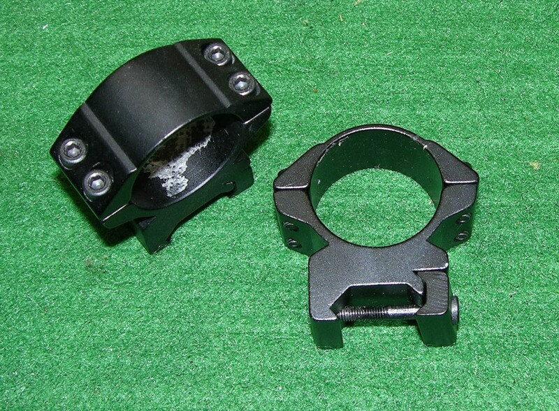 30mm Alu Montageringe für Picatinny Schiene