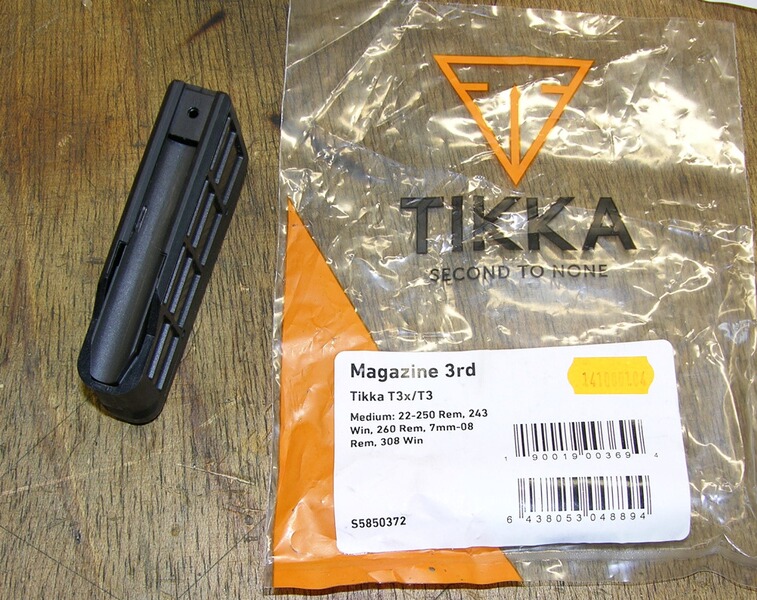 Tikka T3 T3x Magazin 3 Schuss NEU
