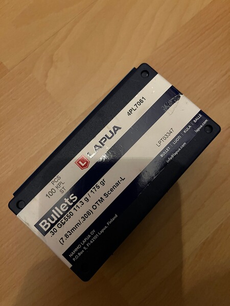 Lapua Scenar Geschosse .308 - 175 grain 100 Stk