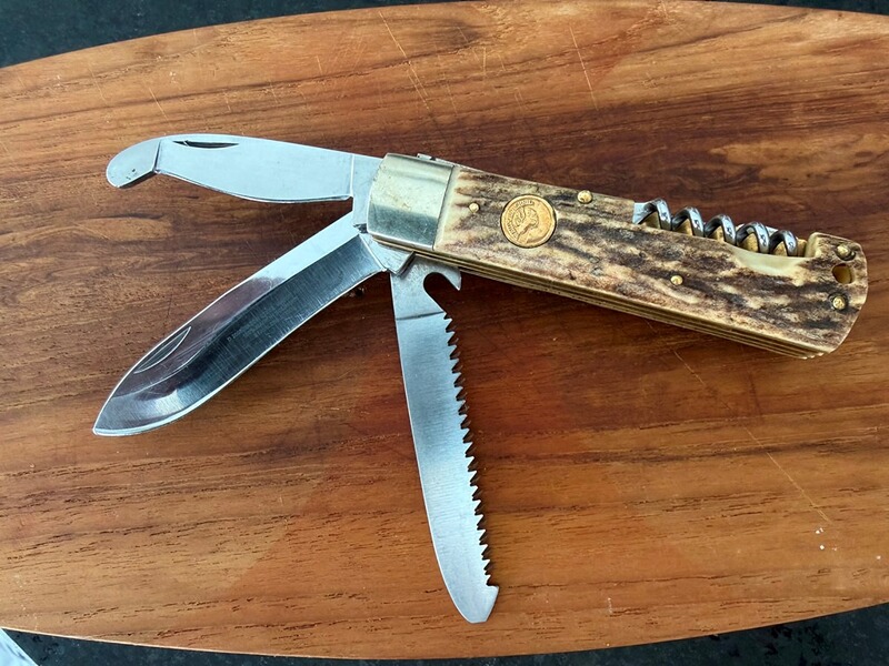 Diefenthal Weidmannshel Jagdmesser / Klappmesser 4-teiliig