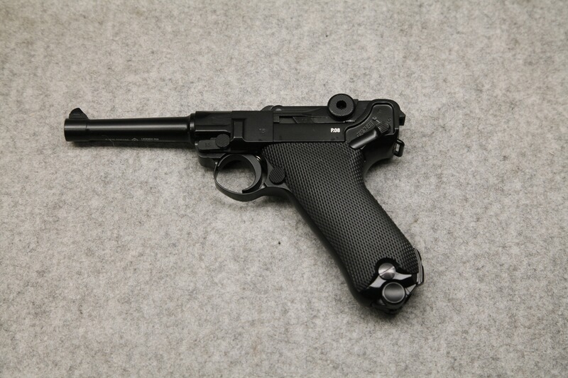 CO2-Pistole Legends P 08 Blowback, Kaliber 4,5 mm BB