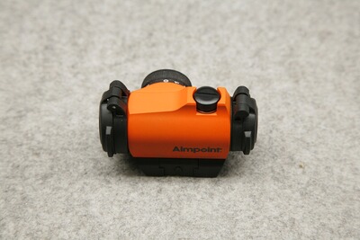 Leuchtpunktvisier Aimpoint Micro H-2, orange, mit Picatinny-Montage